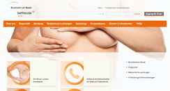 Desktop Screenshot of brustzentrum-basel.ch